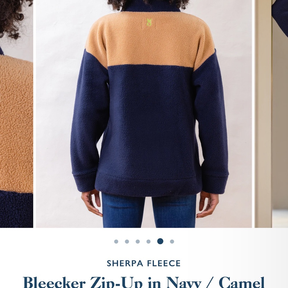 Dudley Stephens NWT zip up Sherpa fleece